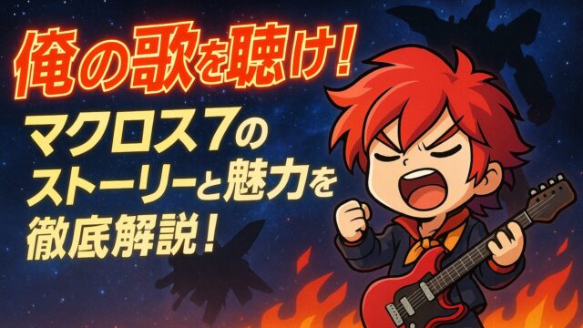 俺の歌を聴け！マクロス7のストーリーと魅力を徹底解説！