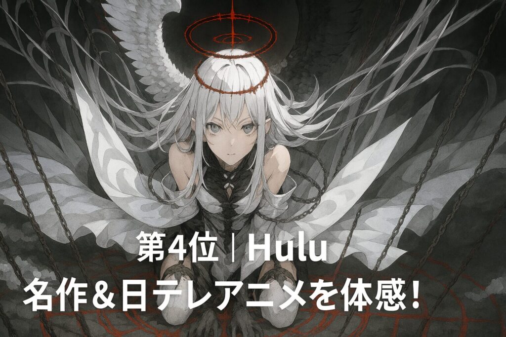 動画配信サービス アニメ 比較 hulu