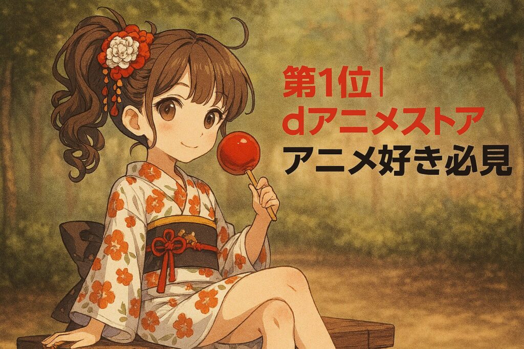 動画配信サービス アニメ 比較 dアニメストア