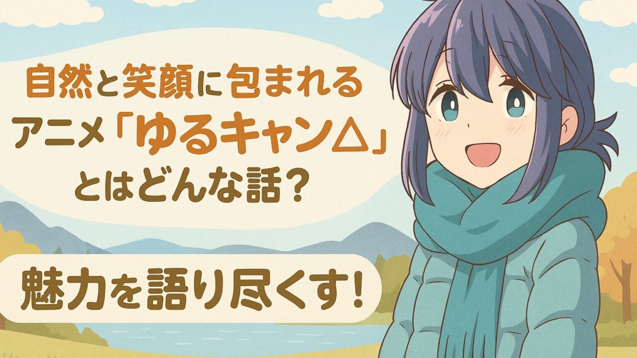 自然と笑顔に包まれるアニメ『ゆるキャン△』とはどんな話？魅力を語り尽くす！