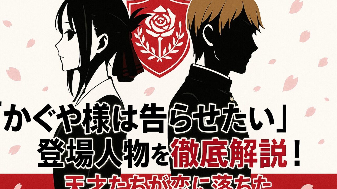 『かぐや様は告らせたい』登場人物を徹底解説！天才たちが恋に落ちた