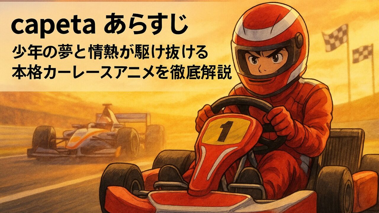 capeta あらすじ｜少年の夢と情熱が駆け抜ける本格カーレースアニメを徹底解説！