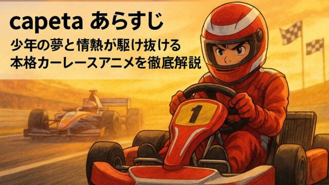 capeta あらすじ｜少年の夢と情熱が駆け抜ける本格カーレースアニメを徹底解説！