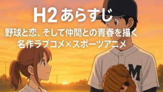 H2 あらすじ｜野球と恋、そして仲間との青春を描く名作ラブコメ×スポーツアニメ！