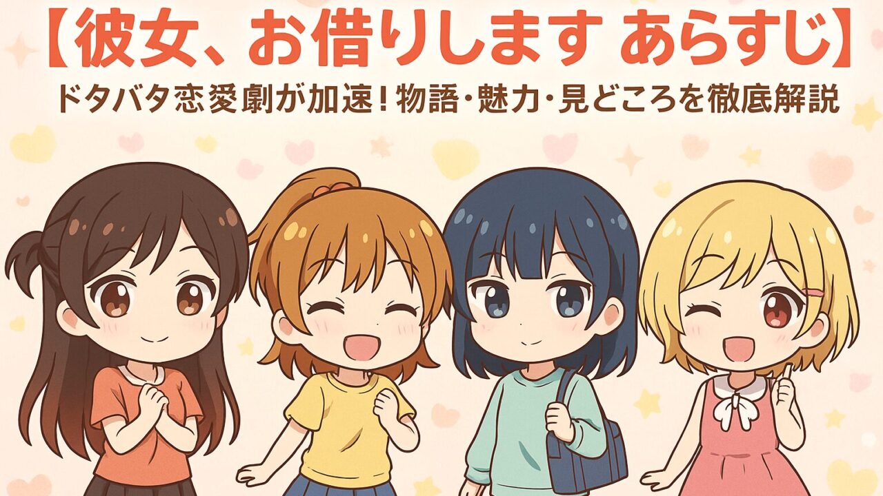 【彼女、お借りします あらすじ】ドタバタ恋愛劇が加速！物語・魅力・見どころを徹底解説