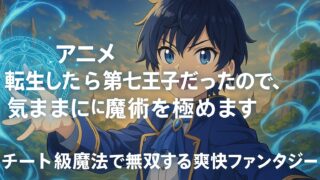 【アニメ 転生したら第七王子だったので、気ままに魔術を極めます】