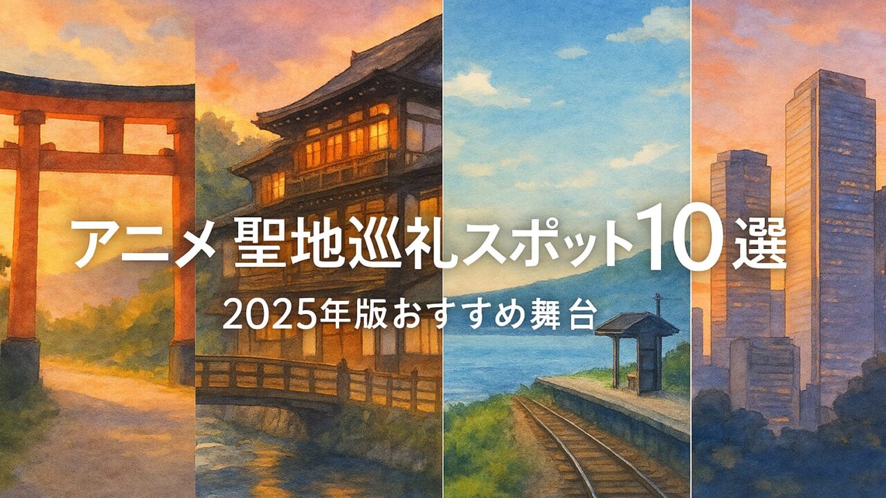アニメ 聖地巡礼スポット10選｜2025年版おすすめ舞台