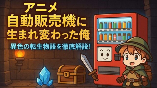 【アニメ 自動販売機に生まれ変わった俺は迷宮を彷徨う】異色の転生物語を徹底解説！