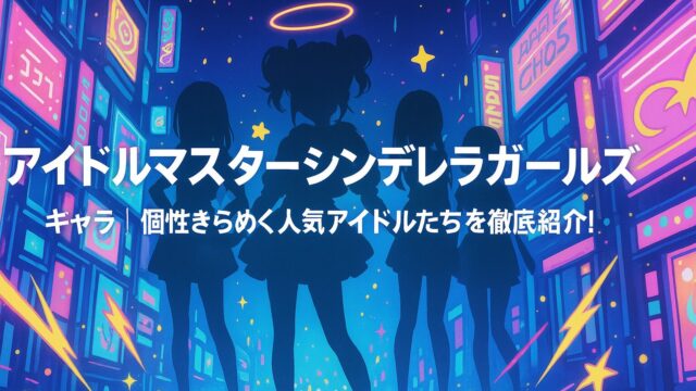 アイドルマスターシンデレラガールズ キャラ｜個性きらめく人気アイドルたちを徹底紹介！