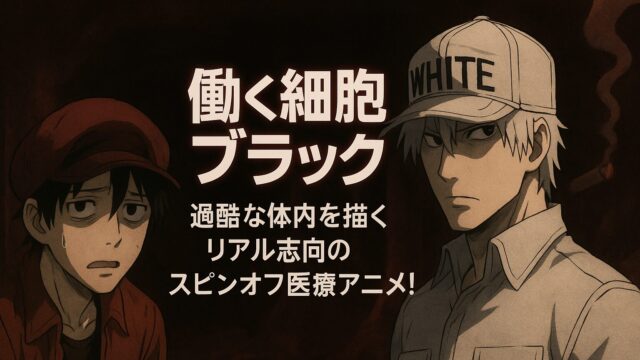 働く細胞ブラック｜過酷な体内を描くリアル志向のスピンオフ医療アニメ！