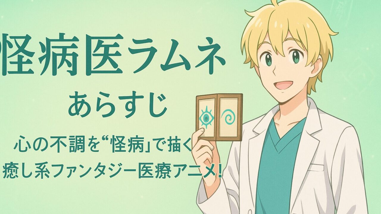 怪病医ラムネ あらすじ｜心の不調を“怪病”で描く癒し系ファンタジー医療アニメ！