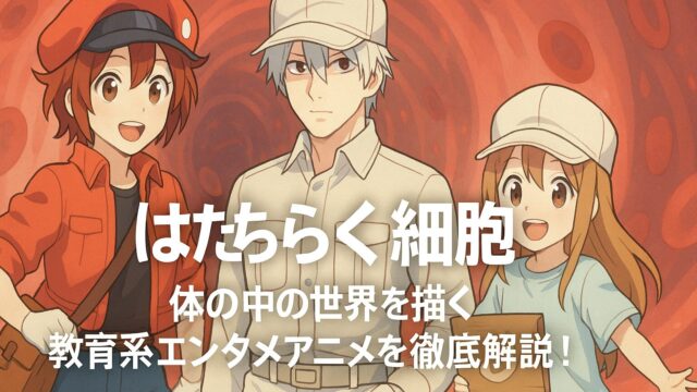 はたらく細胞 あらすじ｜体の中の世界を描く教育系エンタメアニメを徹底解説！