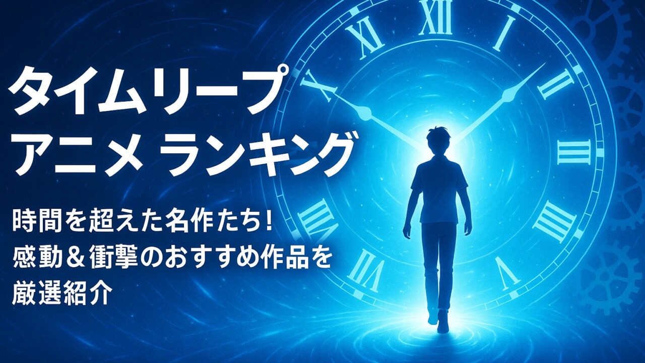 【タイムリープ アニメ ランキング】時間を超えた名作たち！感動＆衝撃のおすすめ作品を厳選紹介