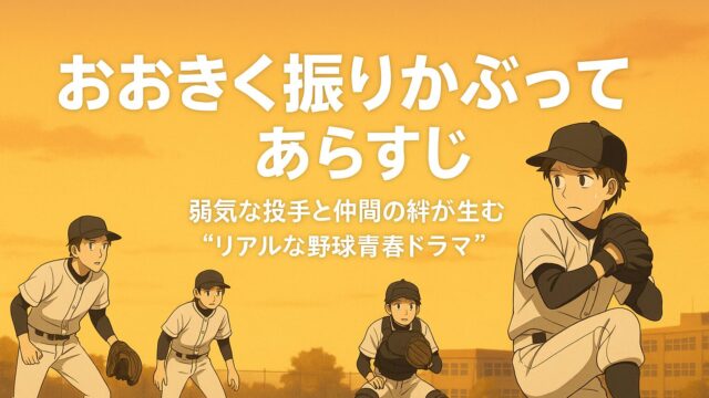 おおきく振りかぶって あらすじ｜弱気な投手と仲間の絆が生む“リアルな野球青春ドラマ”