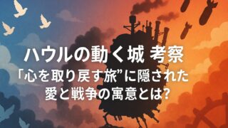 ハウルの動く城 考察｜“心を取り戻す旅”に隠された愛と戦争の寓意とは？