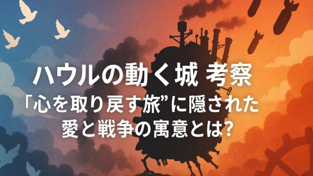 ハウルの動く城 考察｜“心を取り戻す旅”に隠された愛と戦争の寓意とは？